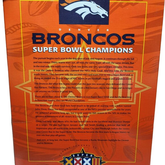 1997 Wheaties Denver Broncos Super Bowl XXXII 32 Champions Cereal Box John Elway - Picture 9 of 9